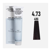 NAK Permanent Colour - Medium Brown Brunette Gold N4.73 100ml