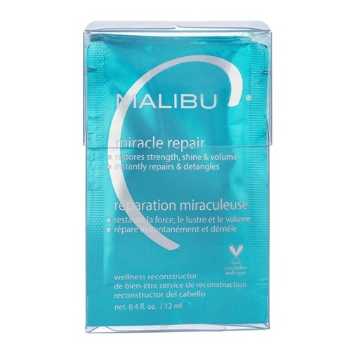 Malibu C Miracle Repair shops Wellness Hair Reconstructor 0.4 Oz Pack of 3