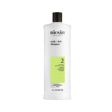 Nioxin System 2 Scalp Plus Hair Thickening Shampoo For Natural Hair with Progressed Thinning 1L