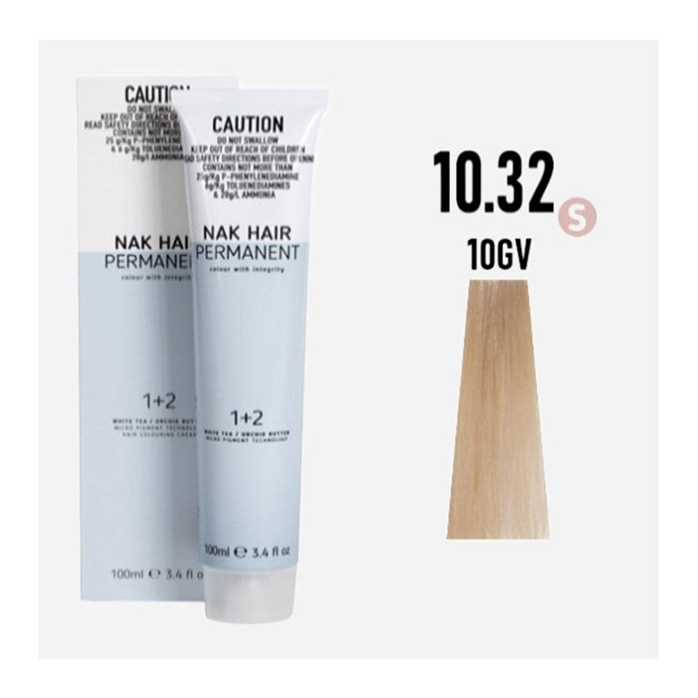 NAK Permanent Colour - Platinum Blonde Beige N10.32 100ml