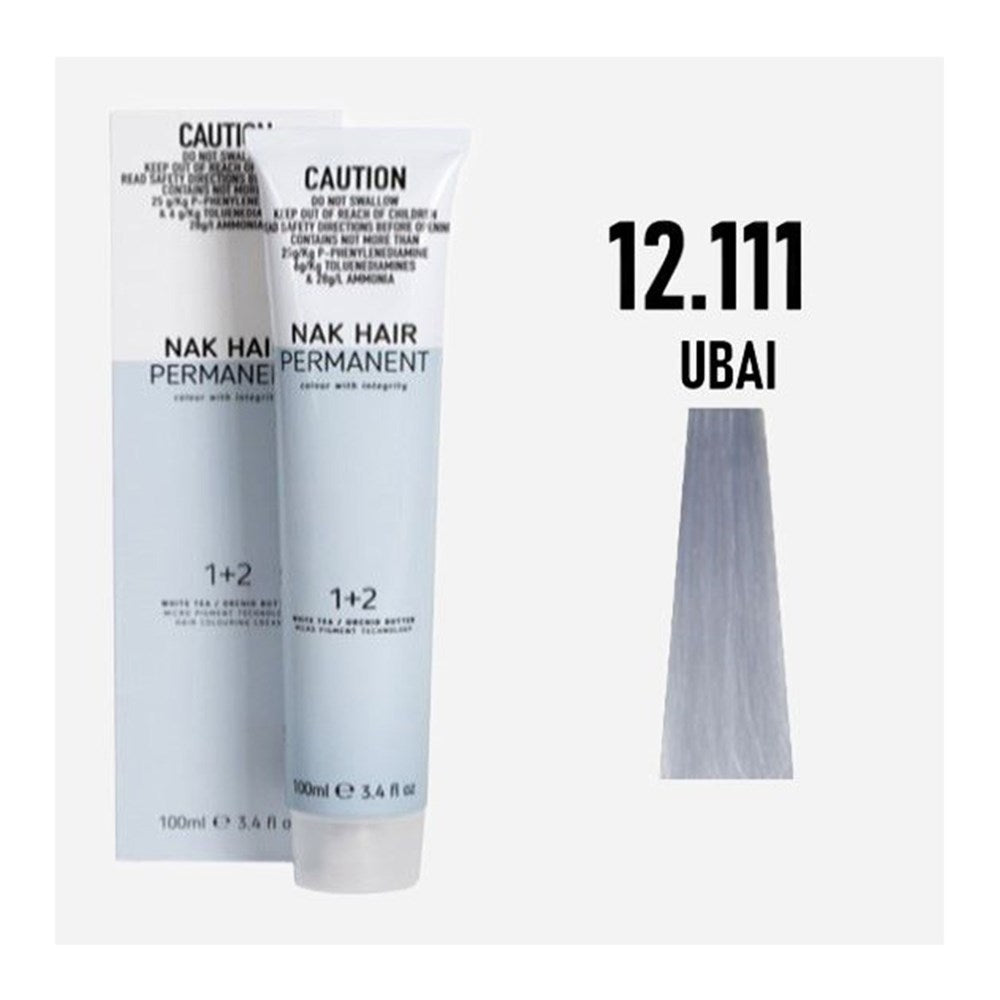 NAK Permanent Colour - Ultimate Blonde Ash Intensive N12.111 100ml