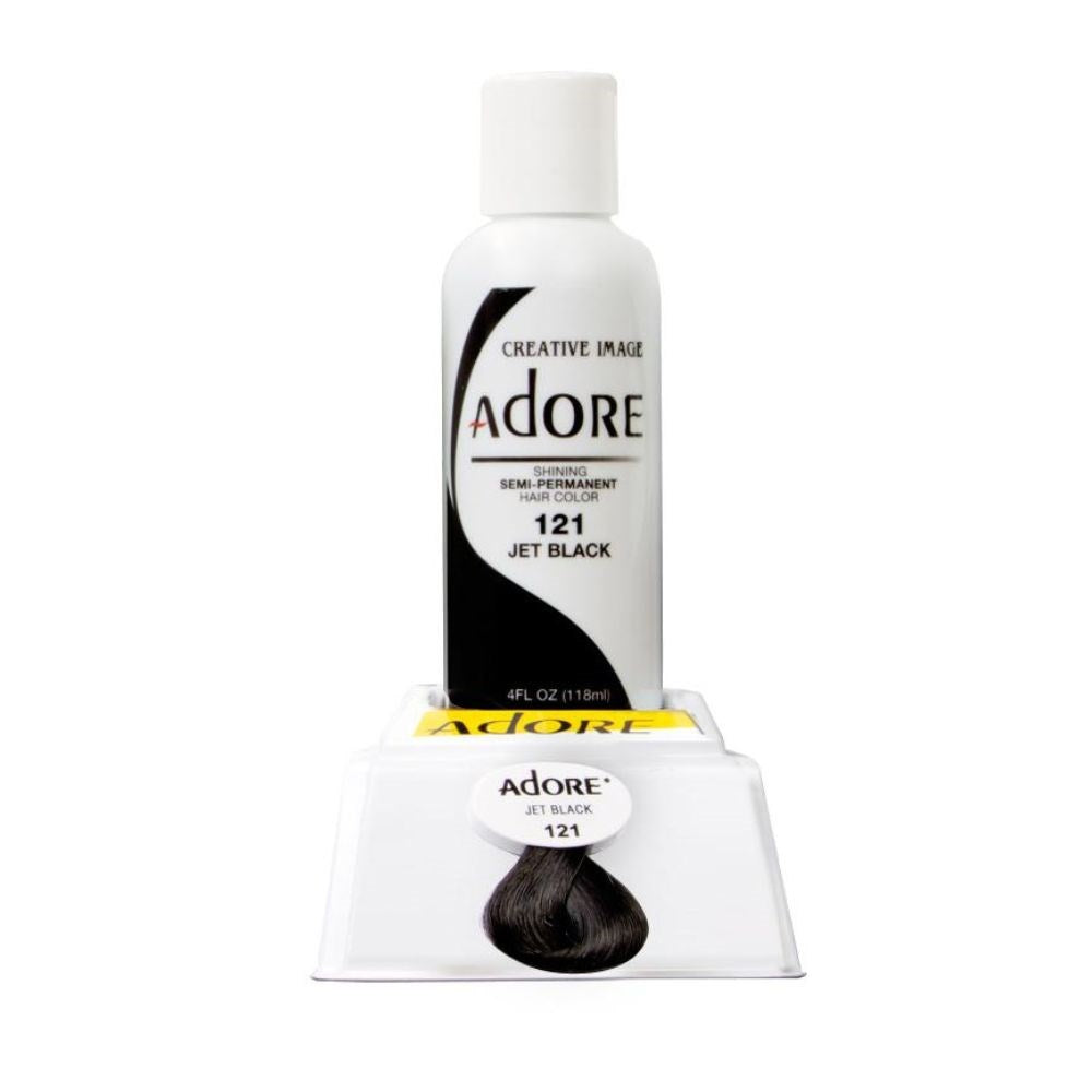 Adore Semi Permanent Color -  Jet Black 121 118ml