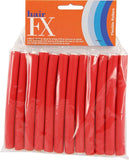 Hair Fx Flexible Rods Short Red 13