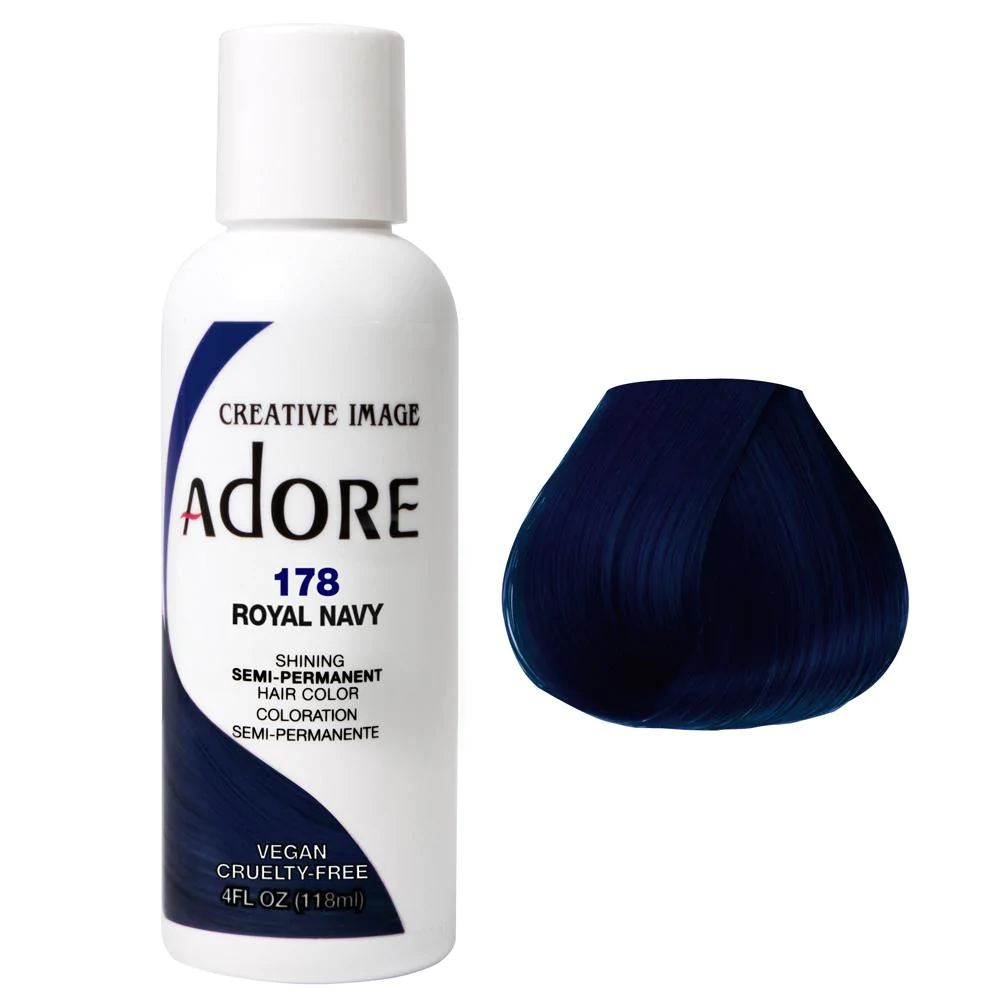 Adore Semi Permanent Color -  Royal Navy 178 118ml