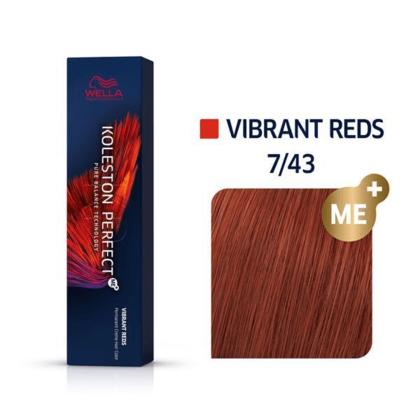 Wella Koleston Perfect 7/43 60G Medium Blonde Red Gold