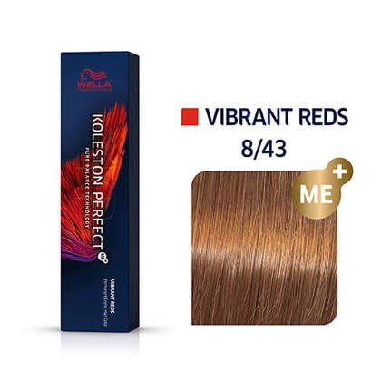 Wella Koleston Perfect 8/43 60G Light Blonde Red Gold