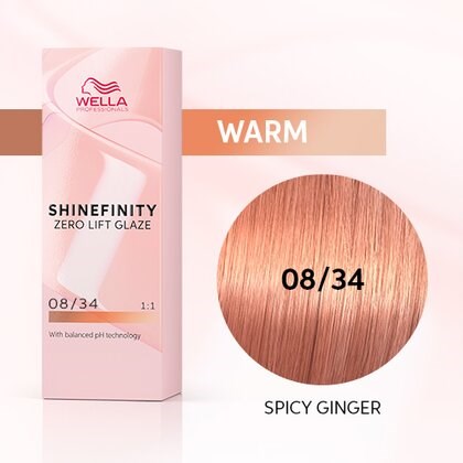 Wella Shinefinity 08/34 Spicy Ginger 60ml