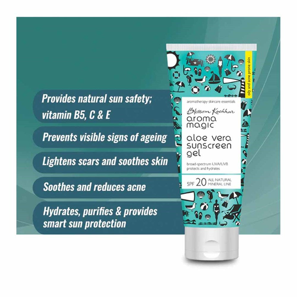 Aroma Magic Aloe Vera Sunscreen Gel 100ml
