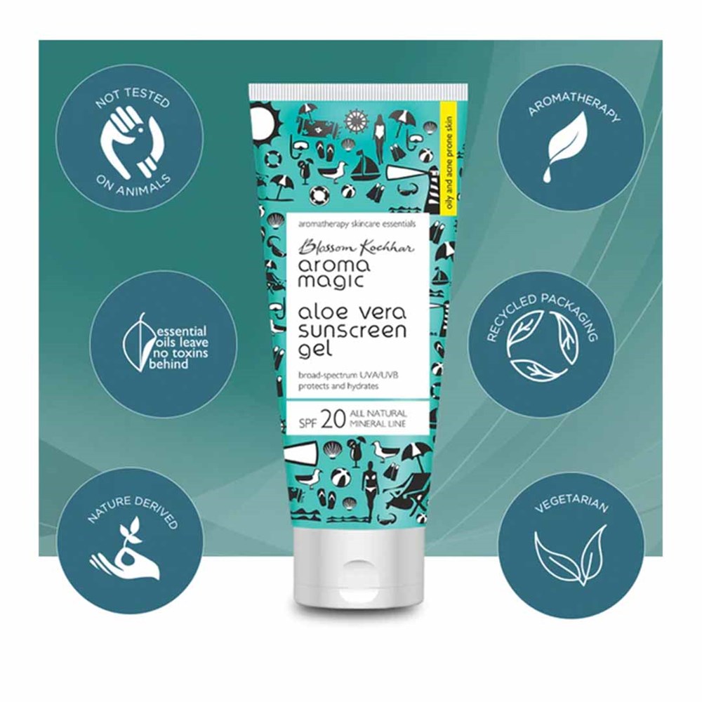 Aroma Magic Aloe Vera Sunscreen Gel 100ml