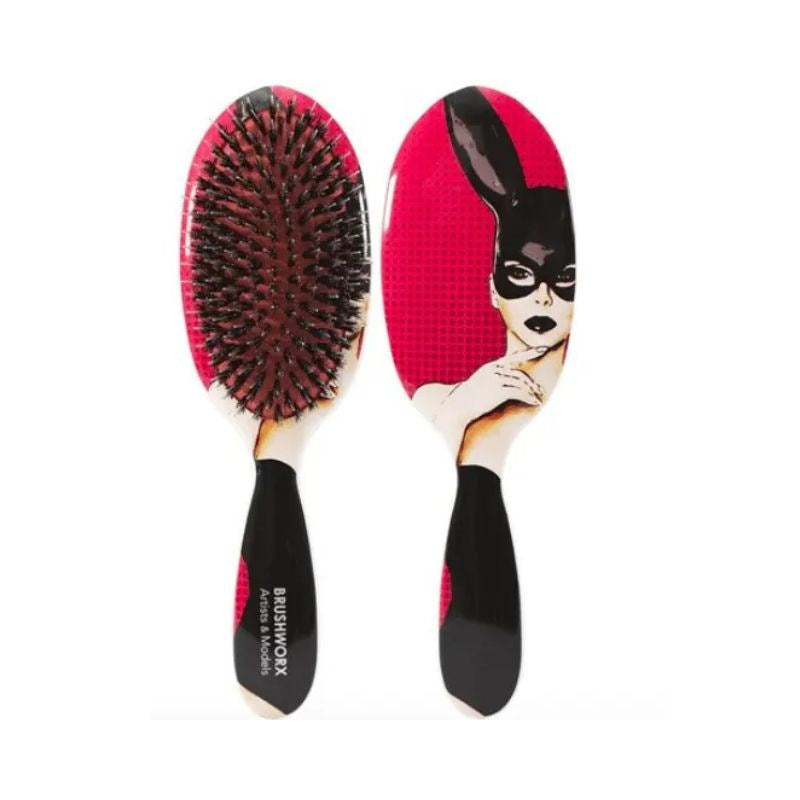 Brushworx Artists and Models Cushion Hair Brush Bunny Boo