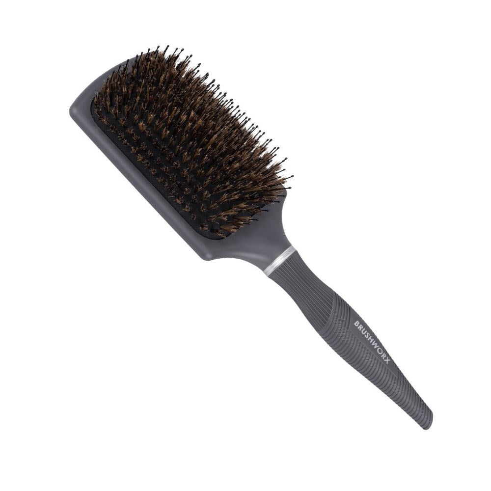 Brushworx Cascade Paddle Brush Mixed Boar Bristle