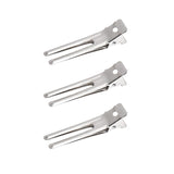 SalonOra Double Prong Stainless Steel Clips 80pcs