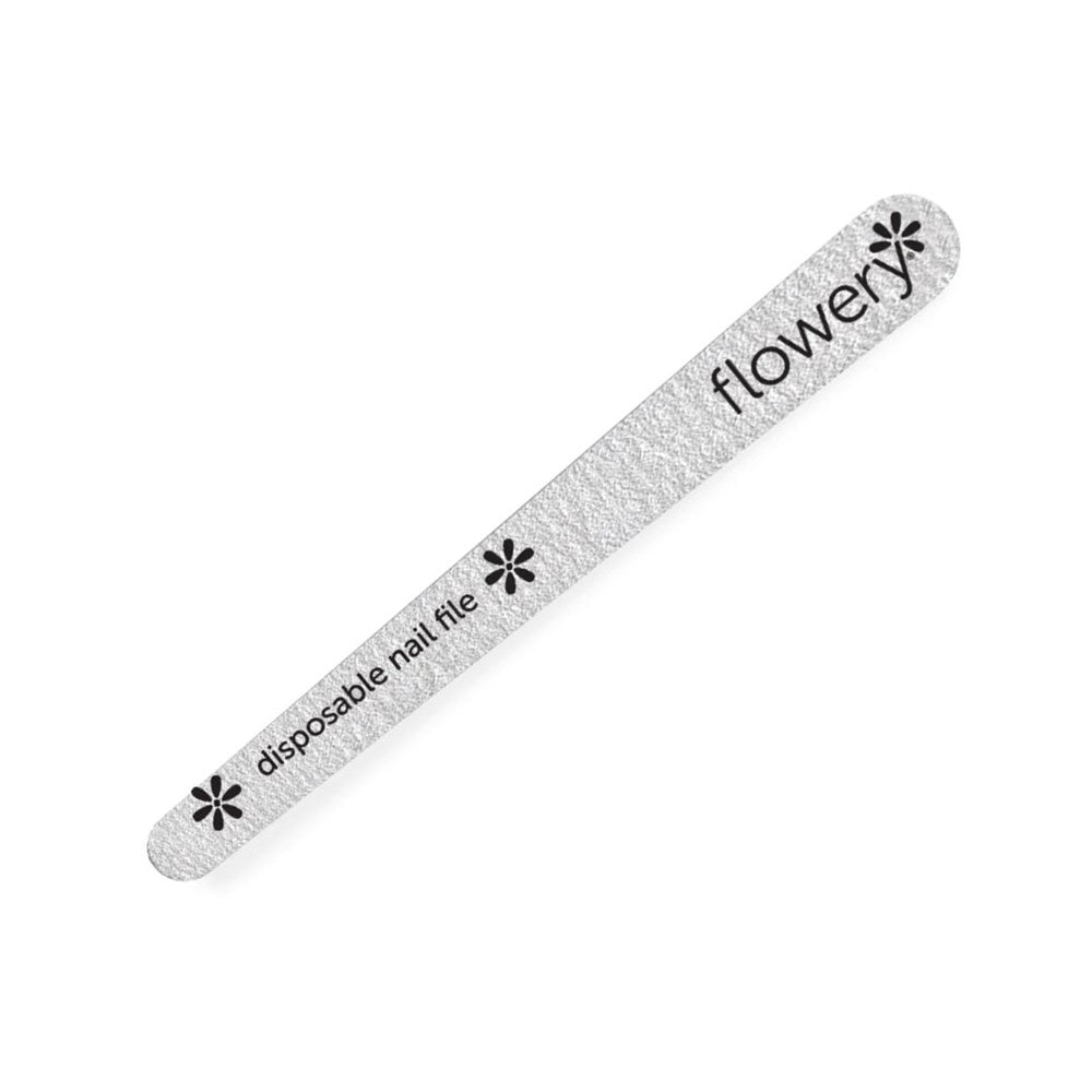 Flowery D Files Silver Tapered