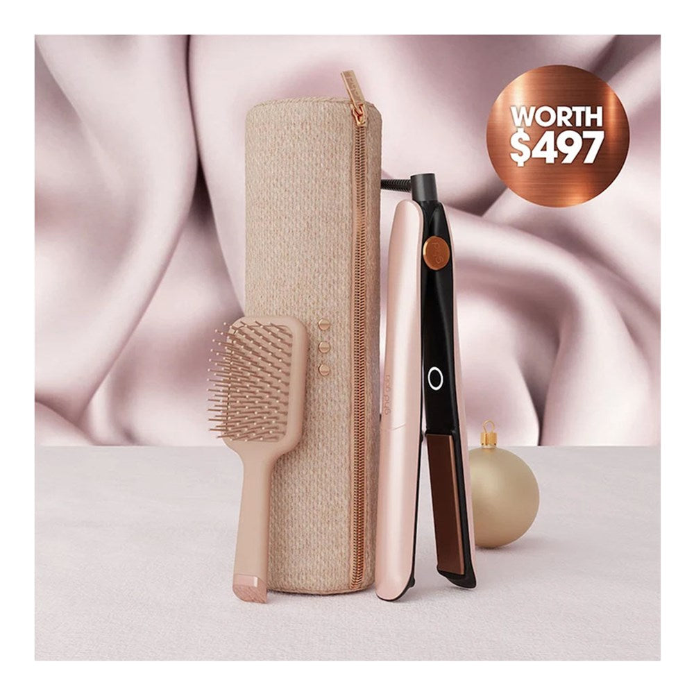 GHD Gold Hair Straightener Cashmere Beige Gift Set