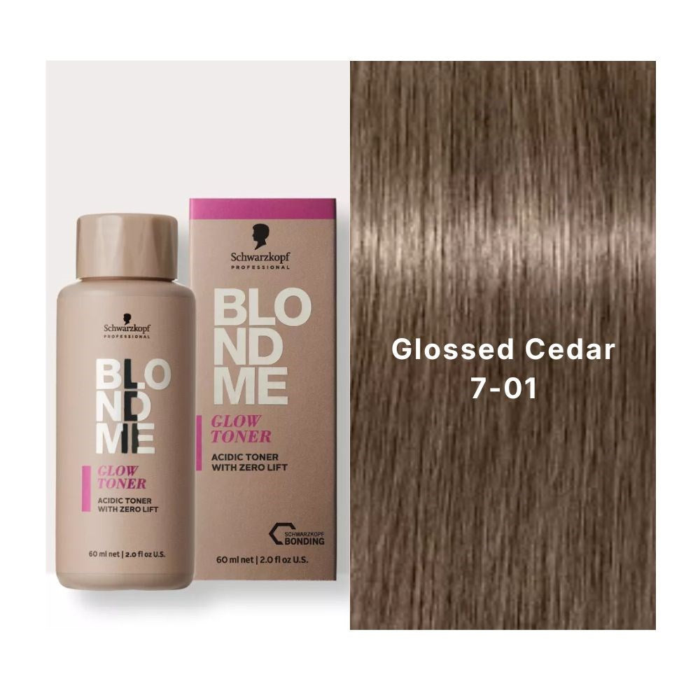 Schwarzkopf Blondme Glow Toner Glossed Cedar 7-01 60ml