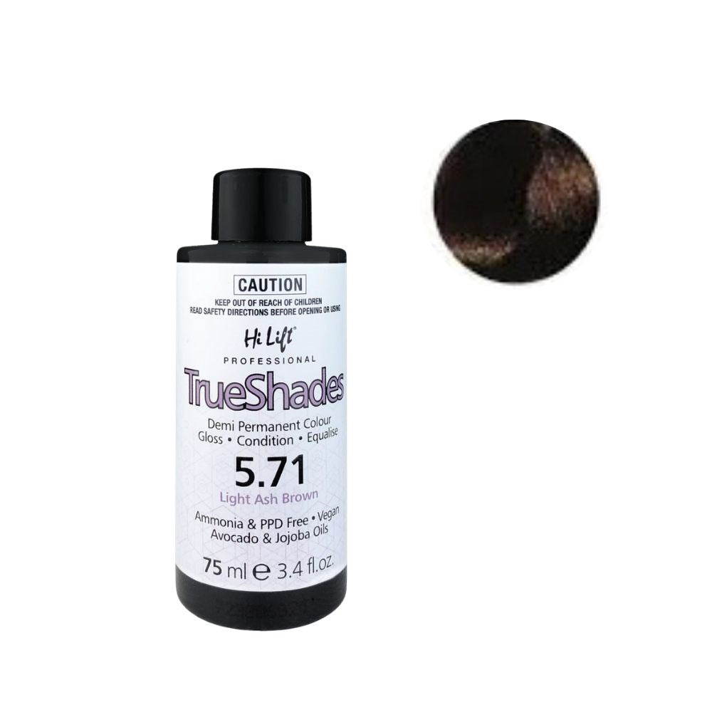 Hi Lift TrueShades 5-71 Light Ash Brown 75ml