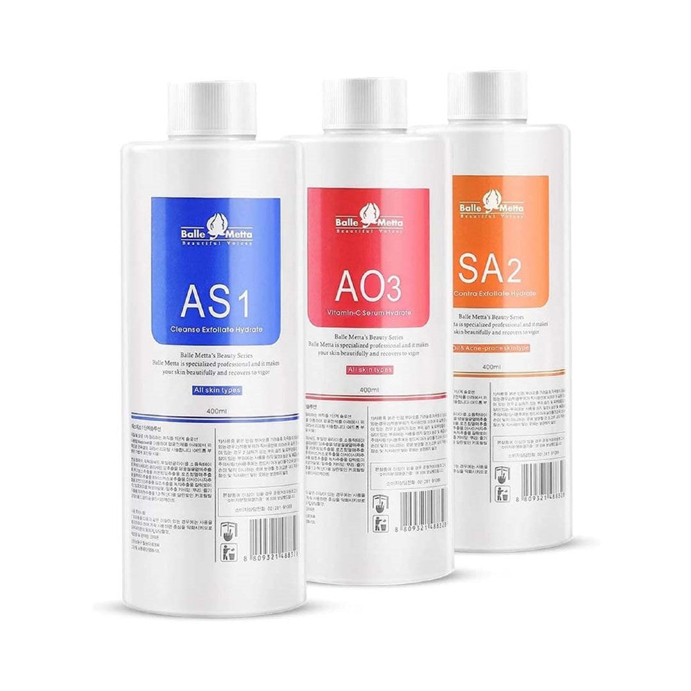Balle Metta Hydra Facial Solution AS1 AO3 SA2 (3 Bottles)
