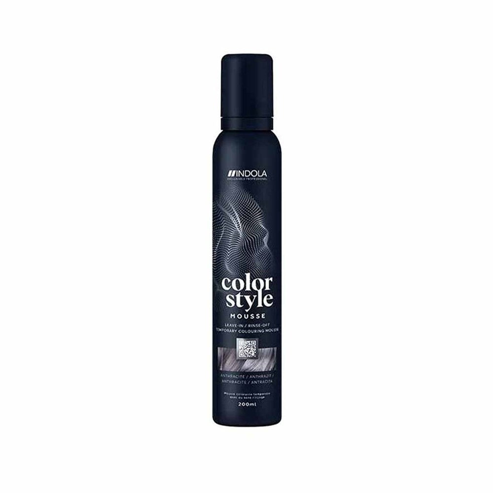 Indola Color Style Mousse 200ml- Anthracite