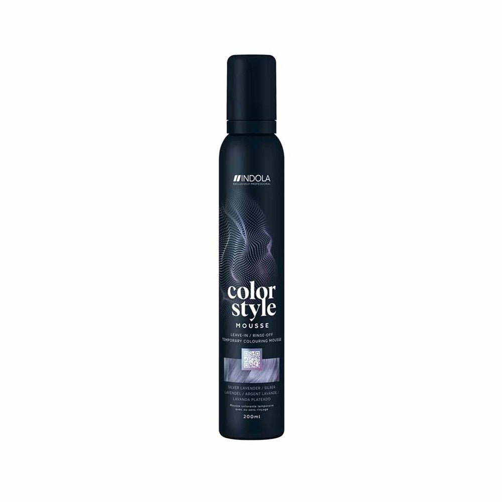 Indola Color Style Mousse 200ml- Silver Lavender