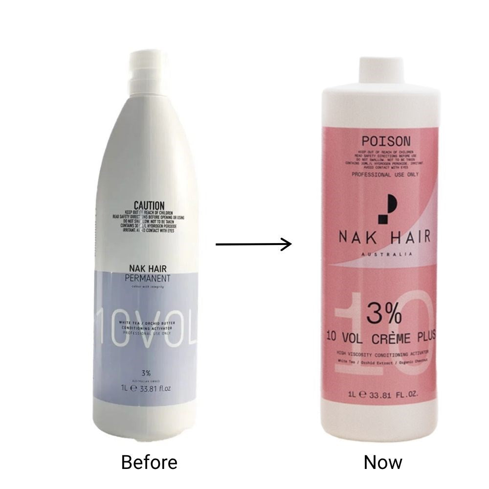NAK 10 Vol Creme Activator 3% 1L