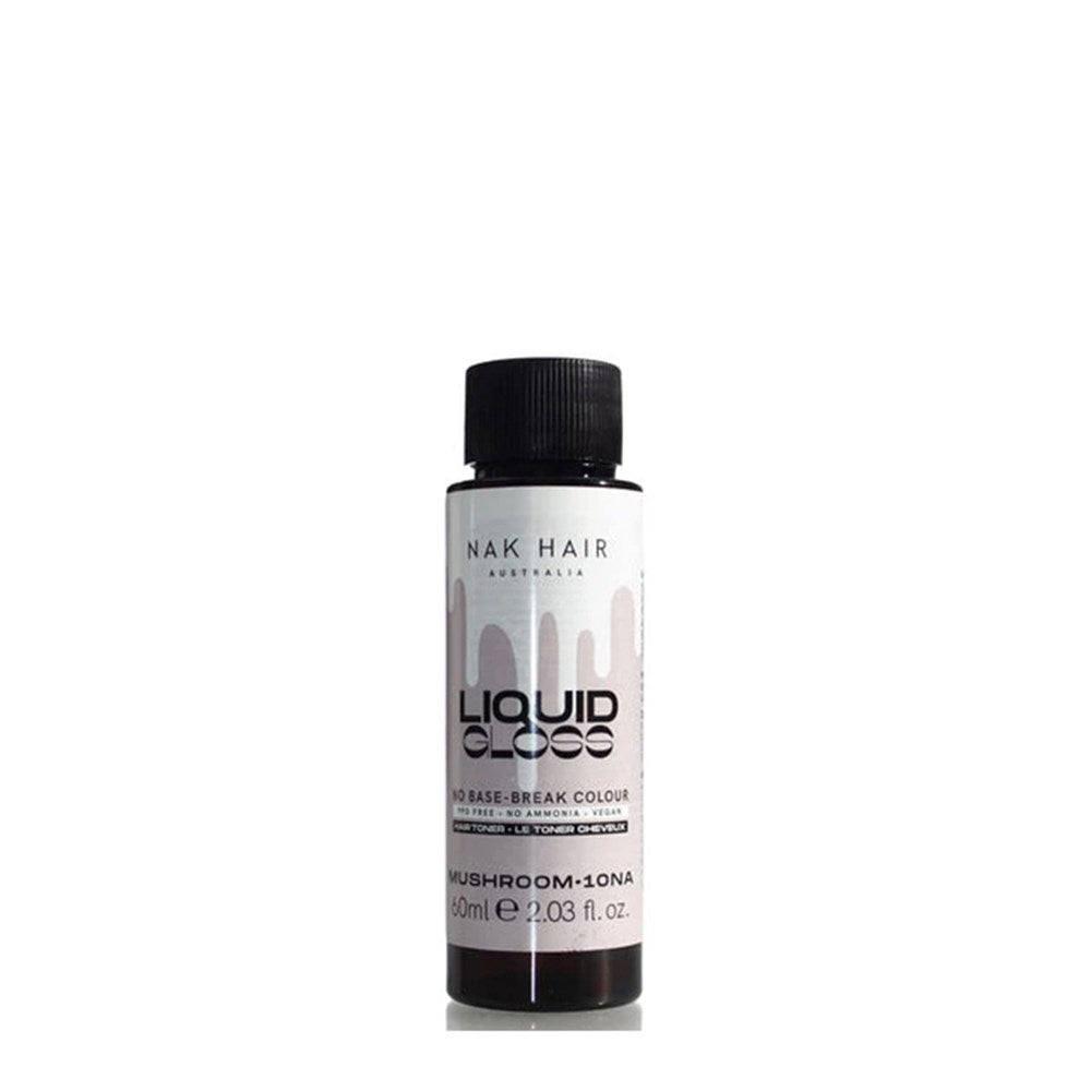 NAK Liquid Gloss Mushroom 60ml - 10NA Platinum Blonde Natural Ash