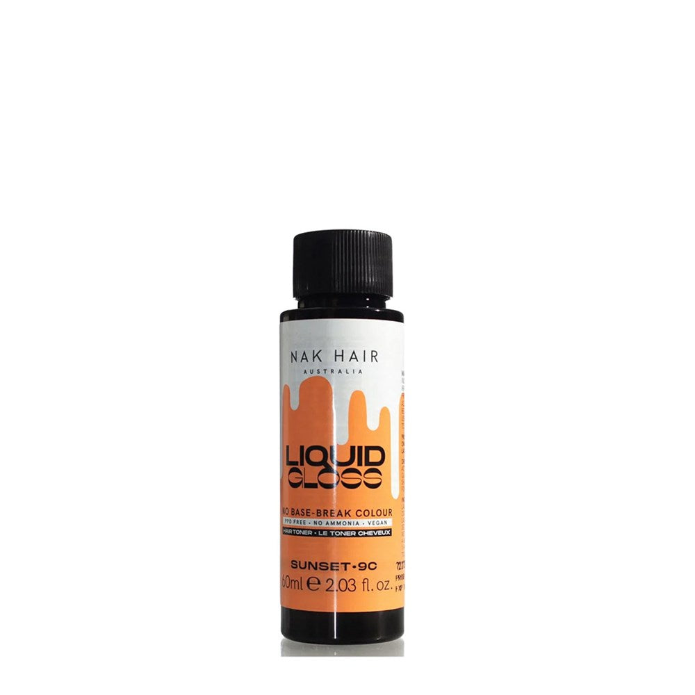 NAK Liquid Gloss Sunset 60ml - 9C Palest Blonde Copper