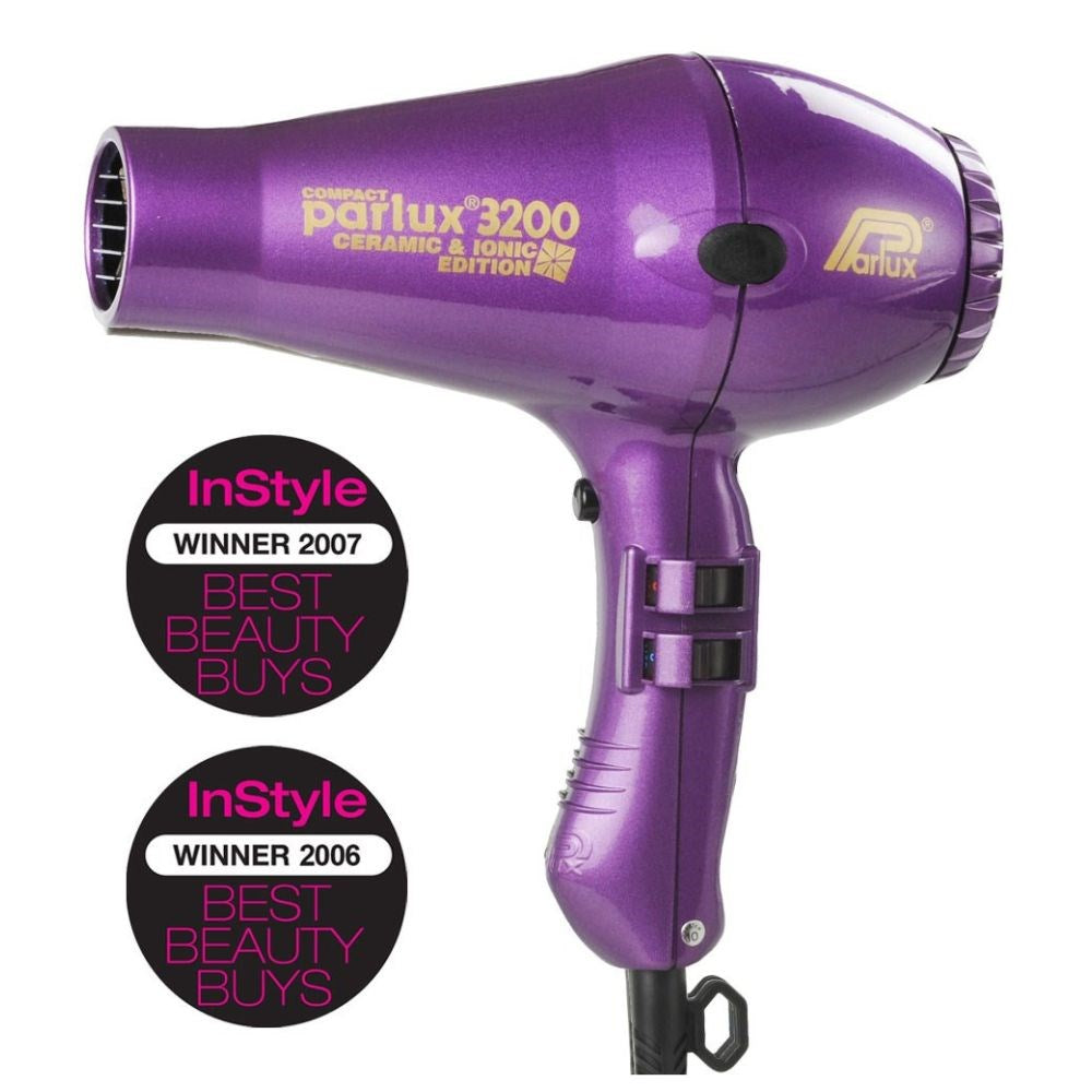 Parlux 3200 Ionic Ceramic Compact Hair Dryer - Purple