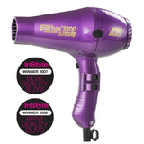 Parlux 3200 Ionic Ceramic Compact Hair Dryer - Purple