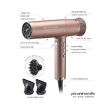 Pro-One Aerolite Hairdryer- Gold