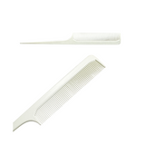 Salon Ora Permium White Ceramic tail Comb