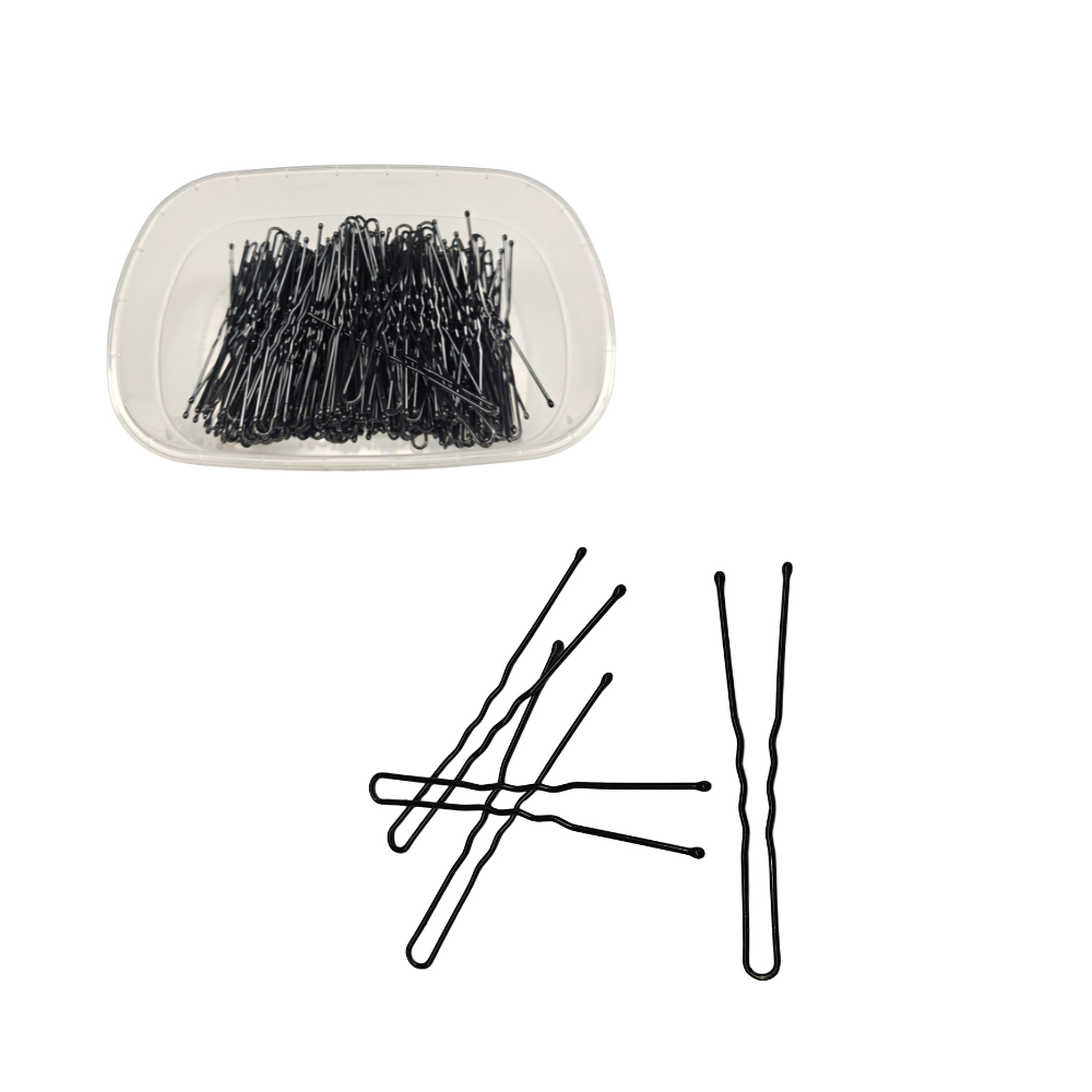 Salon Ora Black 2.5 Inch U pin - 500 pcs
