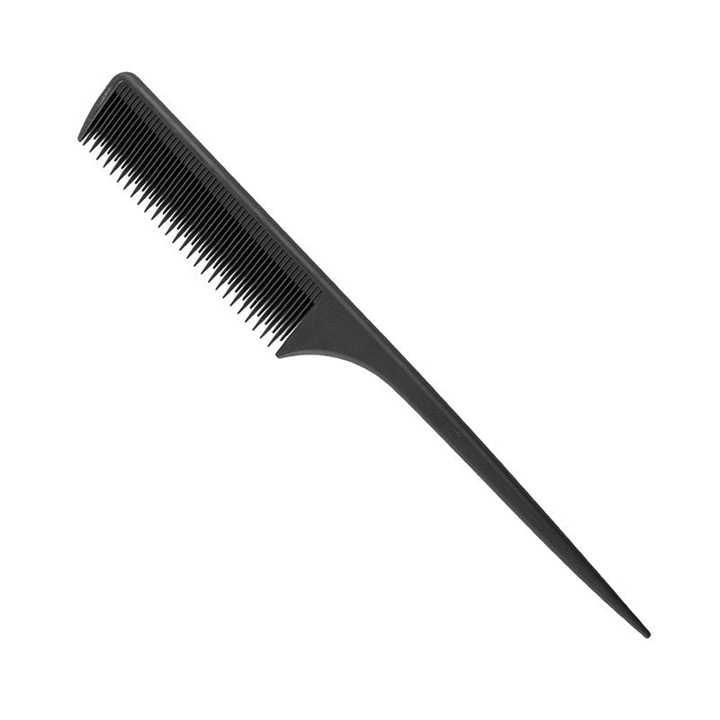 SalonOra Black Carbon Fibre Tail Comb- High Heat Resistant #1