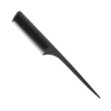 SalonOra Black Carbon Fibre Tail Comb- High Heat Resistant #1