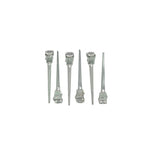 SalonOra Duck Bill Long Clips Silver 100pcs