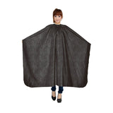 SalonOra Water Resistent Cape Black with buttons