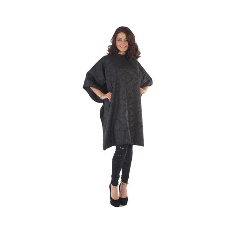 Salon Smart Baroque Black Cutting Cape