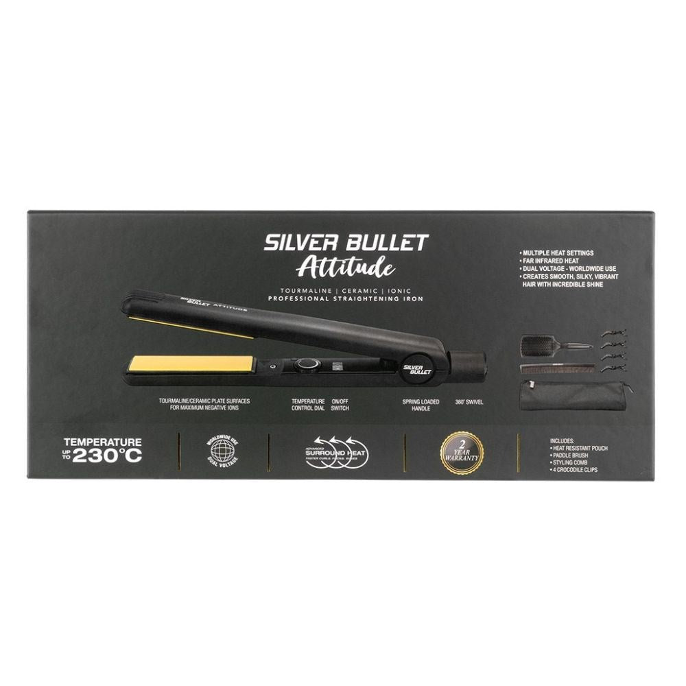 Silver Bullet Attitude Straightener - Black