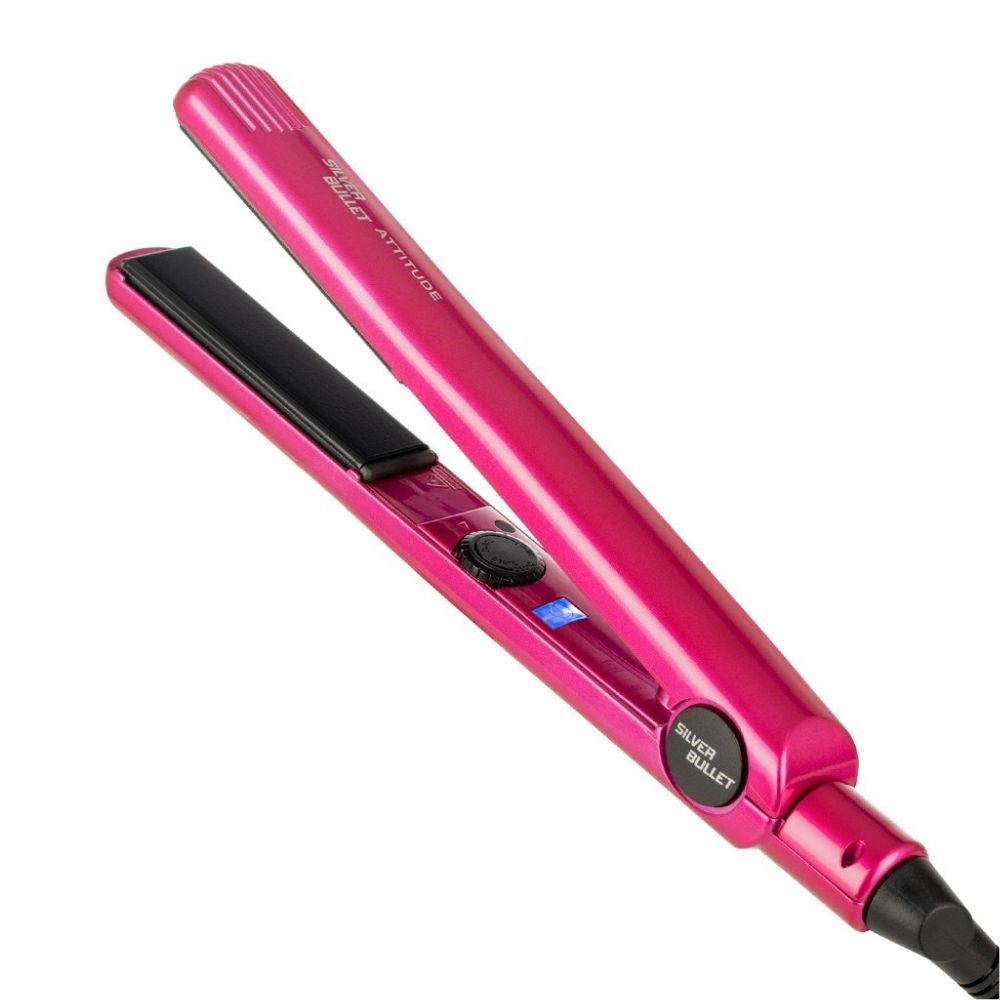Silver Bullet Attitude Straightener - Hot Pink