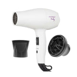Silver Bullet Baby Travel Hair Dryer White