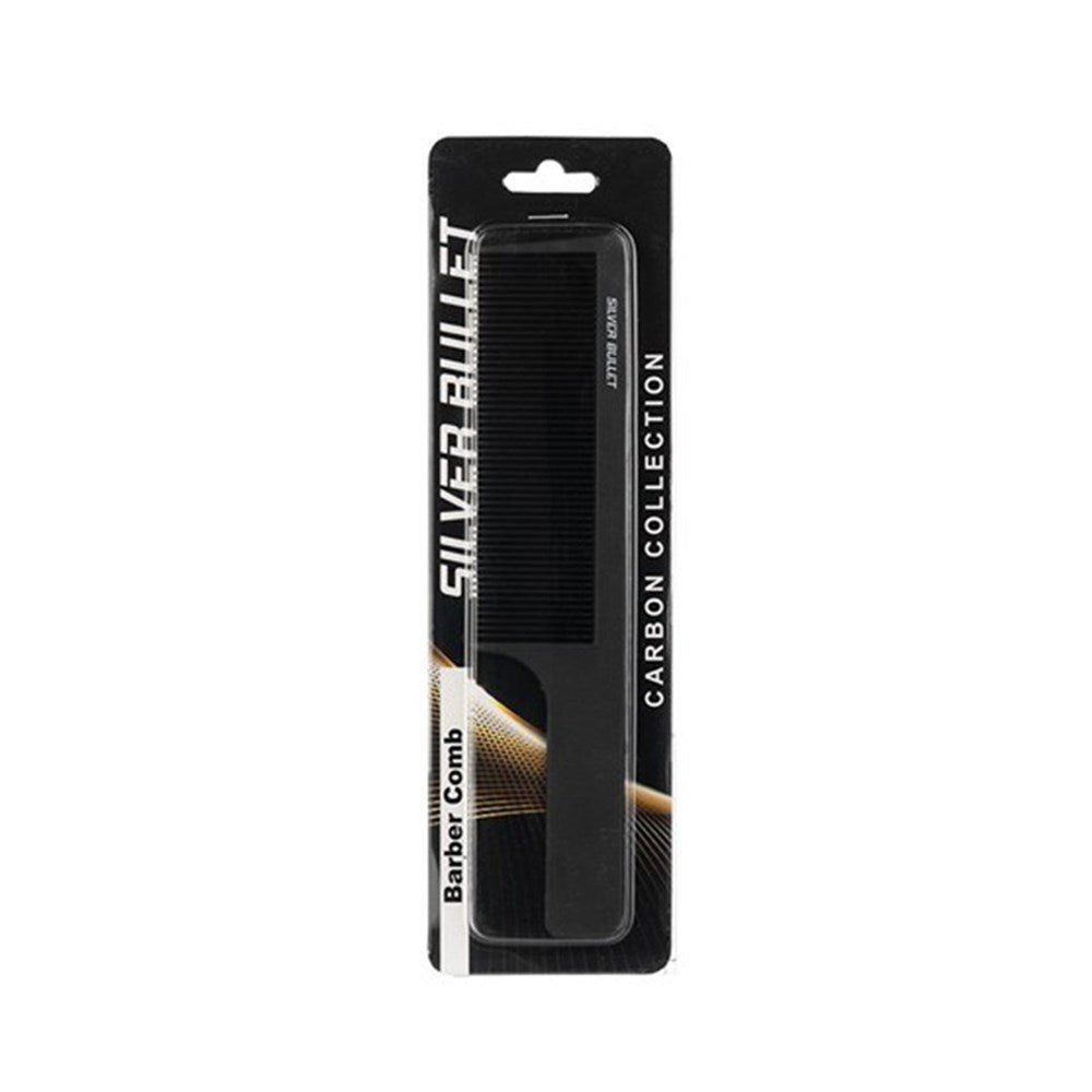 Silver Bullet Carbon Barber Comb