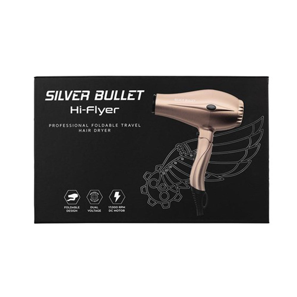 Silver Bullet Hi Flyer Foldable Travel Hair Dryer