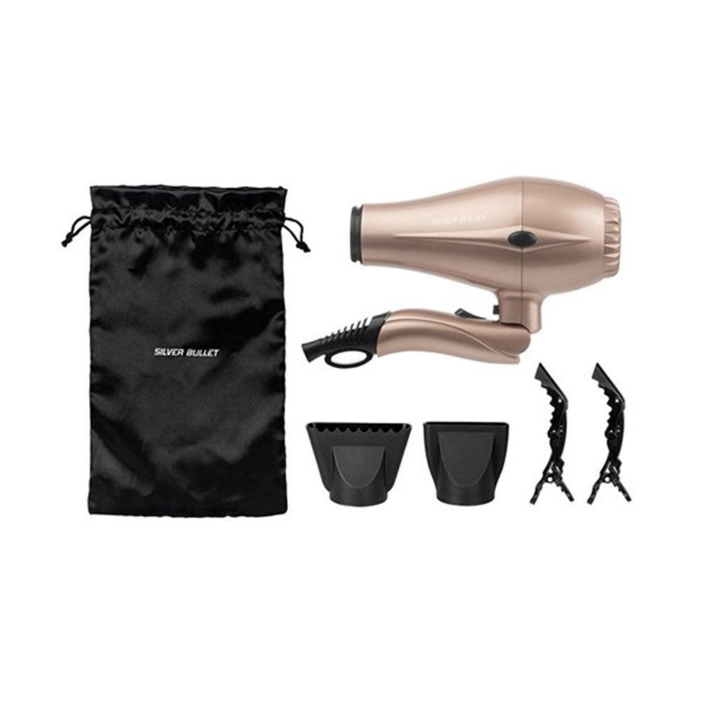 Silver Bullet Hi Flyer Foldable Travel Hair Dryer