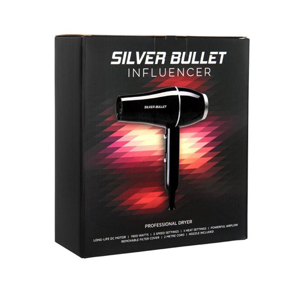 Silver Bullet Influencer Dryer 1900W - Black