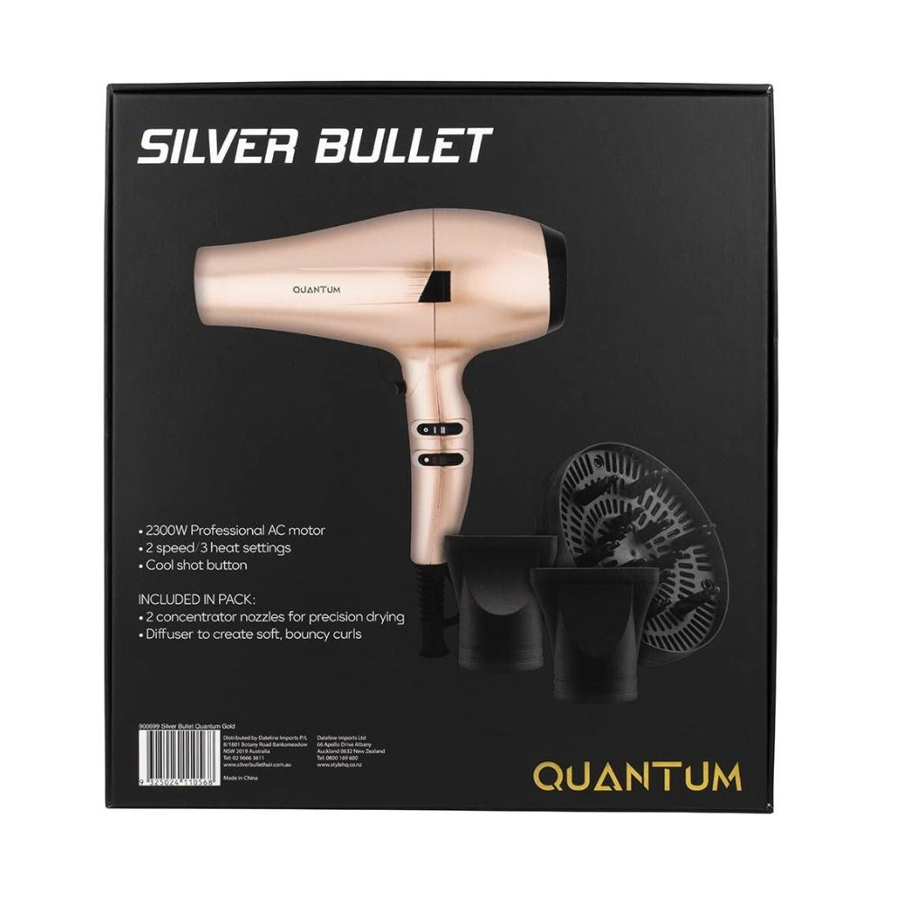 Silver Bullet Quantum Hair Dryer Gold