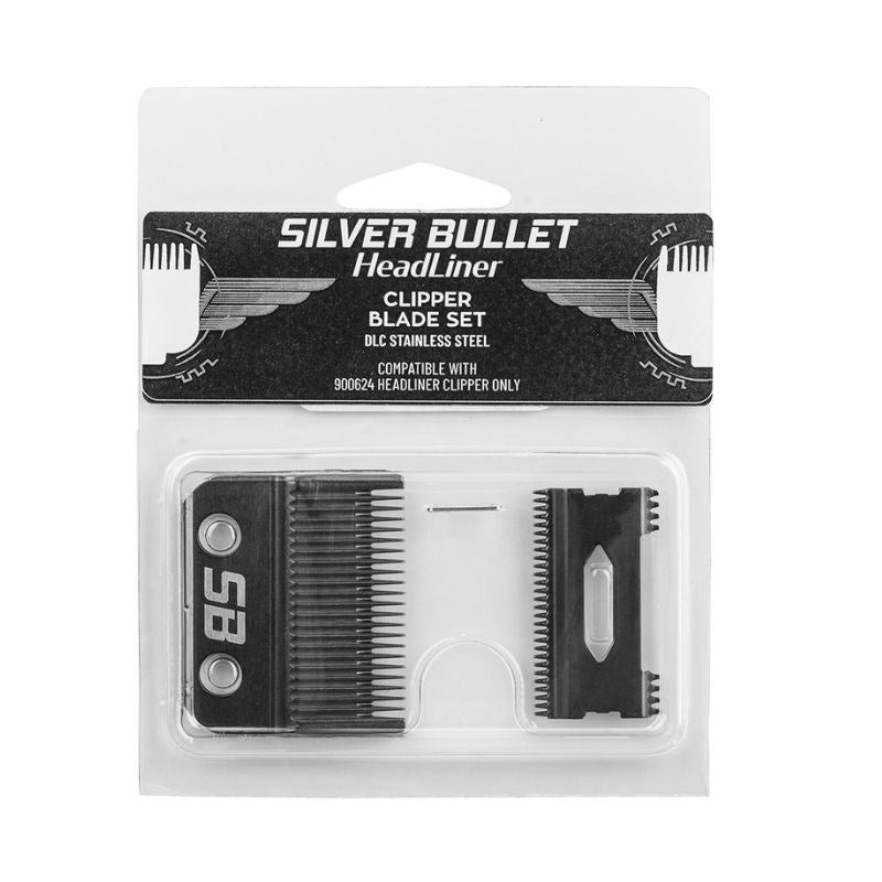 Silver Bullet Headliner Hair Clipper Blade Set