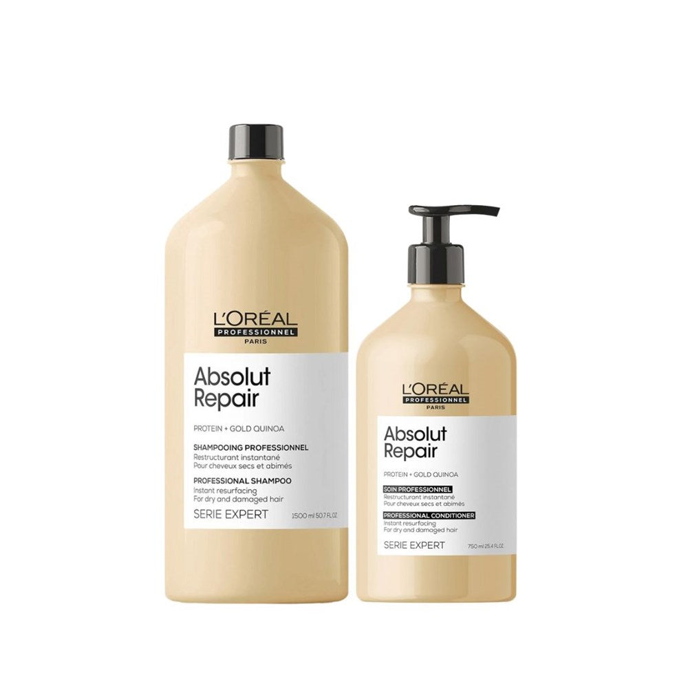 Loreal Professionnel Absolut Repair Duo Shampoo 1500ml & Conditioner 750ml
