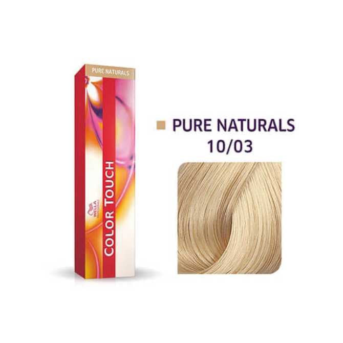 Wella Color Touch 10/03 60ml Lightest Blonde Natural Gold