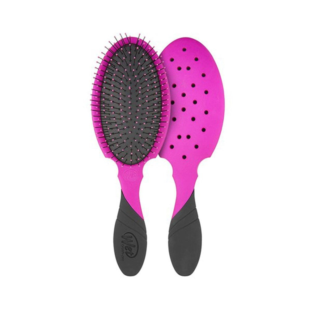 WetBrush Pro Backbar Detangler Hair Brush Purple