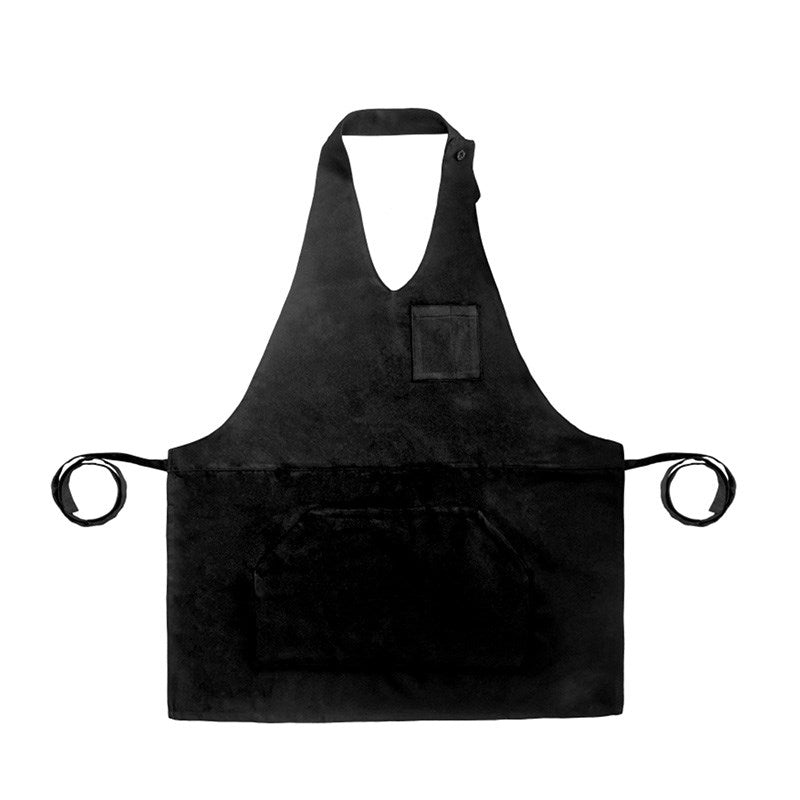 SalonOra Durable and Versatile Gabardine Apron- Black