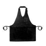SalonOra Durable and Versatile Gabardine Apron- Black